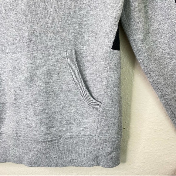 360 Cashmere Hoodie Striped Heather Gray - Picture 3 of 8